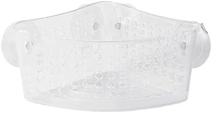 Kenney Suction Cup Corner Basket Shower Caddy Clear