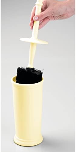 mDesign Toilet Bowl Brush with Modern Holder