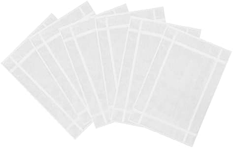 Pearl Linens 6 Pack Cotton Bath Mats 20x30in