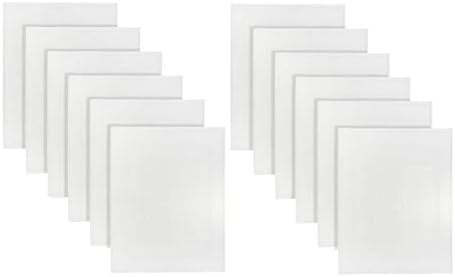 TOALLA 12 Pack 100 Cotton White Bath Mat Towel 18x25 Inches