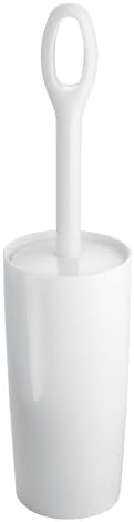 InterDesign iDesign Moda Toilet Bowl Brush and Holder - White