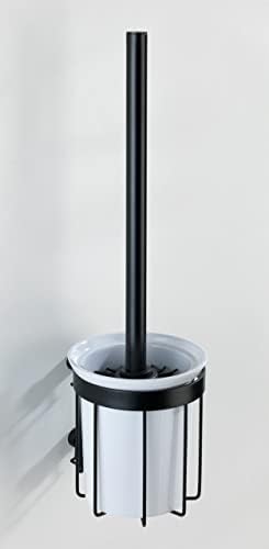WENKO Classic Plus Black Toilet Brush Holder