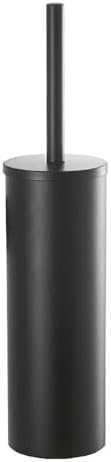 KWQKEM Toilet Brush and Holder Set Matte Black 1