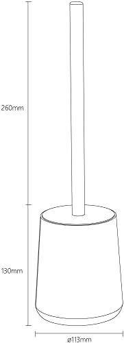 Sealskin Earth Toilet Brush and Holder Freestanding Oak