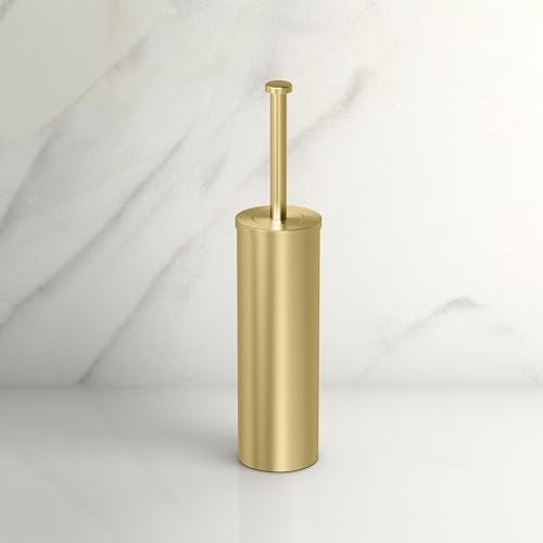 Gatco 1481B Latitude II Slender Toilet Brush Holder in Gold
