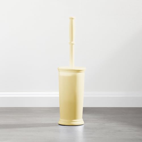 mDesign Toilet Bowl Brush with Modern Holder
