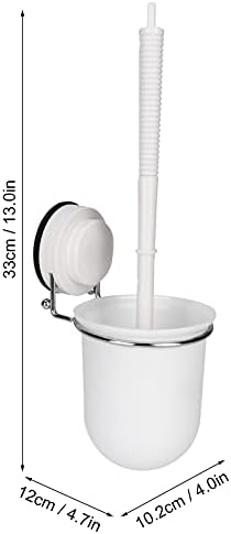 Keenso Toilet Brush with Wall Mount Holder and Suction Cup