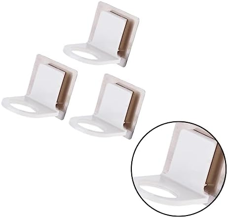 3pcs Plastic Shower Gel Bottle Holder Self-Adhesive Storage Rack