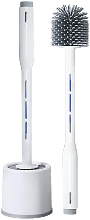 Scrub Genie Toilet Brush with Holder and Cleaner