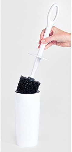 InterDesign iDesign Moda Toilet Bowl Brush and Holder - White