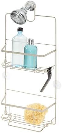 InterDesign Everett Metal Hanging Shower Caddy with Satin Finish