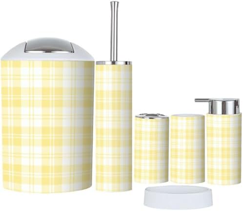 TRANQDEHOM 6-Piece Bathroom Accessory Set
