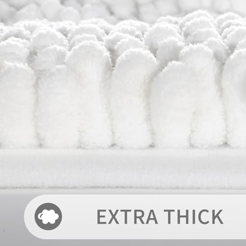 Yimobra Ultra Plush Chenille Bath Mat 24 x 17
