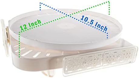 5 Star Super Deals Shower Caddy Rotating Shelf Mount