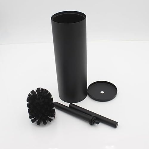 KWQKEM Toilet Brush and Holder Set Matte Black 1