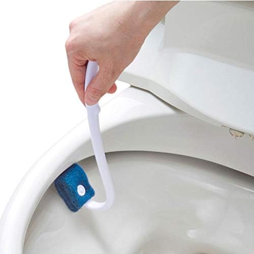 NYKK Toilet Brush with Bracket and Holder - White 23cm
