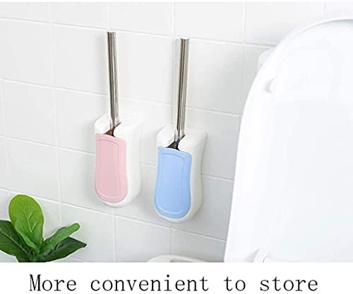 WSYTY Toilet Brush Set with Wall Mount Holder and Long Handle
