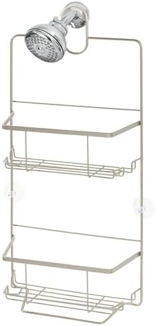 InterDesign Everett Metal Hanging Shower Caddy with Satin Finish