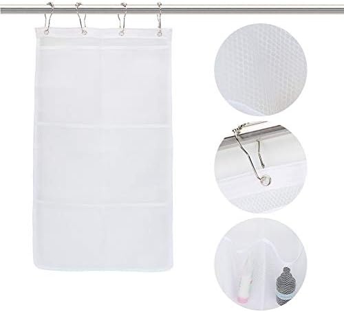 Keenso Mesh Shower Organizer with 6 Pockets 60x33cm 1