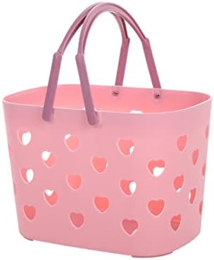 MOTUZP Portable Shower Caddy Basket Pink