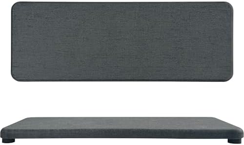 NiuYichee 2Pcs Water Absorbing Stone Trays Dark Gray