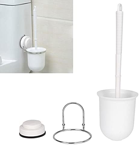 Keenso Toilet Brush with Wall Mount Holder and Suction Cup