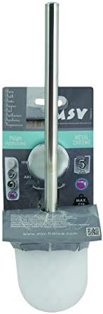 Toilet Brush Holder with Mega Suction Cups Chrome 1