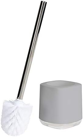 Bath Bliss Luxury Toilet Brush with Holder Grey