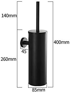 Ruddock Matte Black Toilet Brush Holder