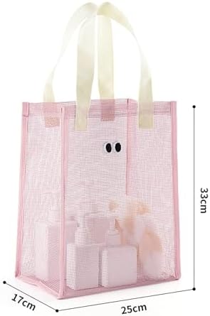 Uplory Collapsible Shower Caddy with Double Layer Mesh
