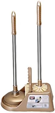 Toilet Brush and Holder Set with Strong Bristles
