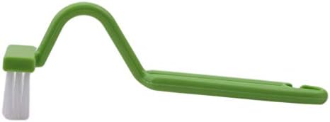 Meolin Toilet Brush with Long Handle Green Plastic