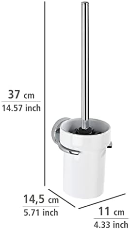 WENKO 22323100 Vacuum-Loc Toilet Brush Capri