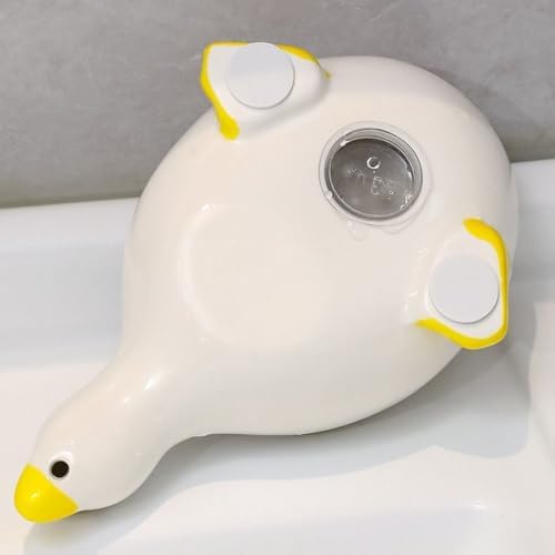 Plastic Self-Draining Duck Soap Dish Holder Yellow