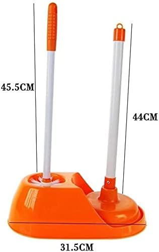WSYTY Toilet Brush with Turbo Plunger Set and Caddy