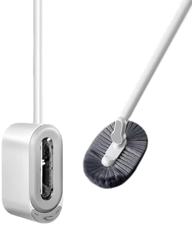 QICI 2-Piece Toilet Brush with Wall Mounted Holder