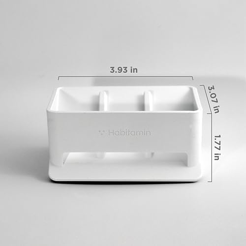 Soap Mate Slanted Soap Dish with Self-Draining and Drying Fast