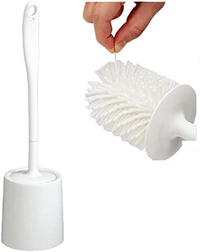 GYDMEG Toilet Brush and Holder Set - White