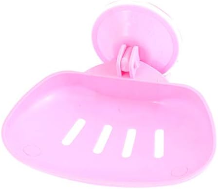 Pink Plastic Bathroom Suction Cup Holder 1