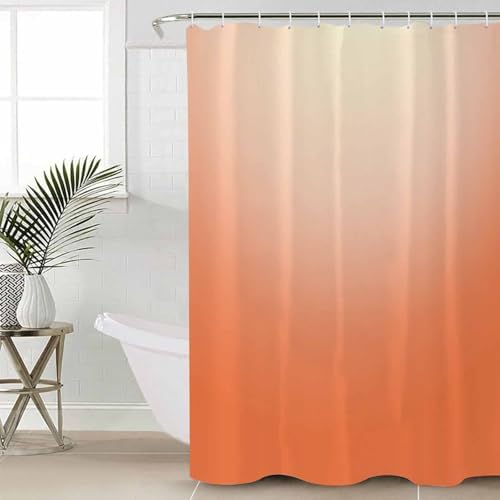 ZOE GARDEN Gradient Orange Bathroom Set