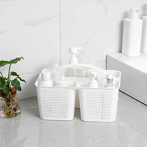 UUJOLY Plastic Shower Caddy Basket with Handle 1