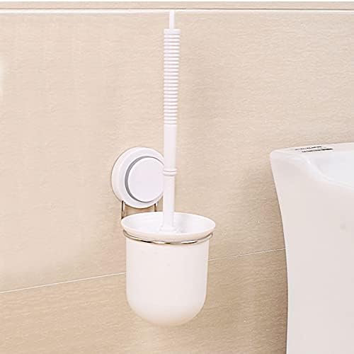 Keenso Toilet Brush with Wall Mount Holder and Suction Cup