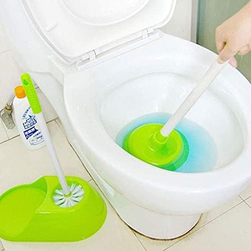 WSYTY Toilet Brush with Turbo Plunger Set and Caddy