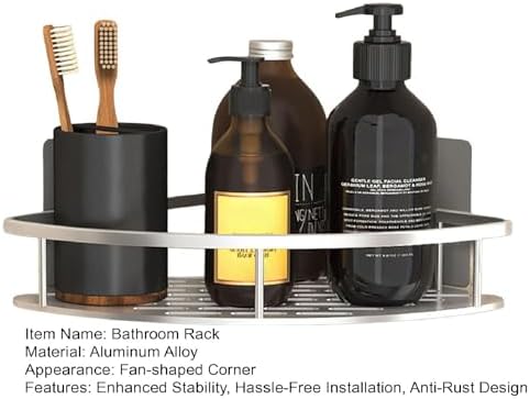 OCUhome Shower Caddy Organizer Adhesive Shelf