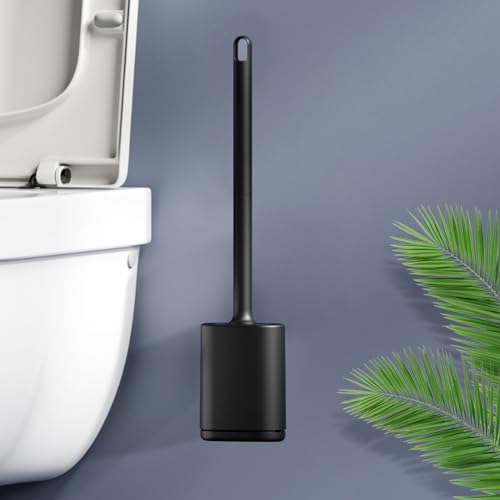 JIMACRO Soft Toilet Brush with Non-Slip Handle