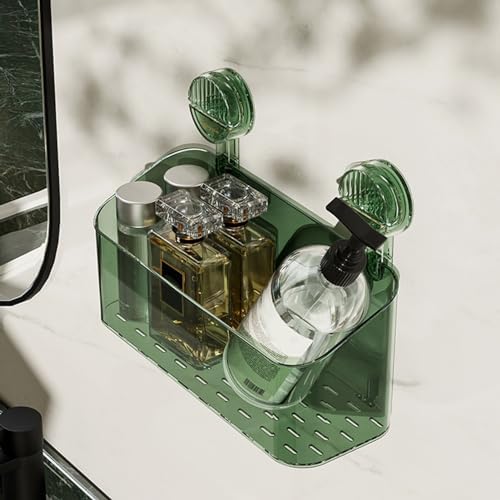 SONGBIRDTH Removable Shower Caddy with Suction Cup and Drainage Holes
