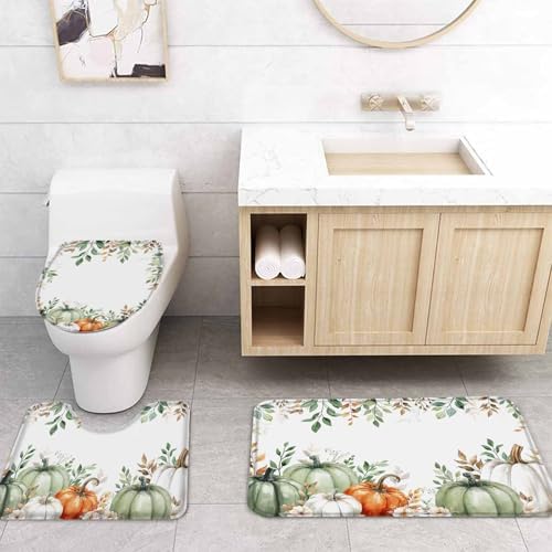 ZOE GARDEN Thanksgiving Pumpkin Bathroom Set