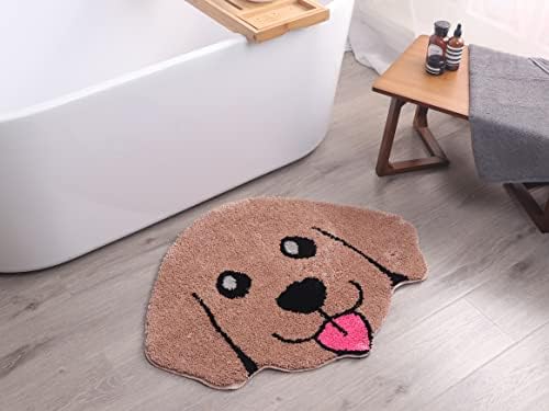Cute Bath Mat with Golden Retriever Design