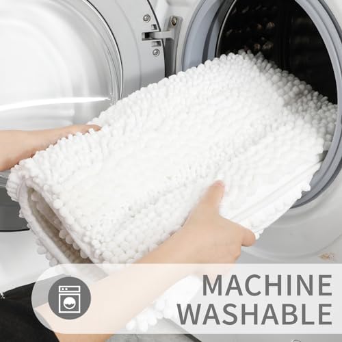 Yimobra Ultra Plush Chenille Bath Mat 24 x 17