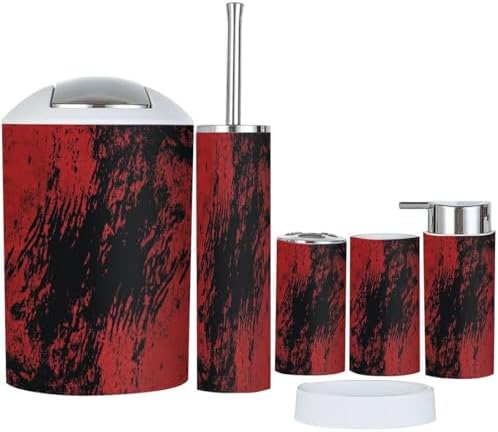 Boho Marble Bathroom Accessories Set 6 Piece
